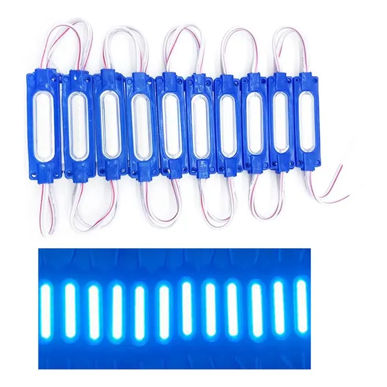 60 Modulos Led 2835 Ip65 Contra Agua 12v Luz Colores Luz Azul Hielo módulo LED de inyección retroiluminación 2835 impermeable luz decorativa para letras publicitarias con cinta adhesiva trasera