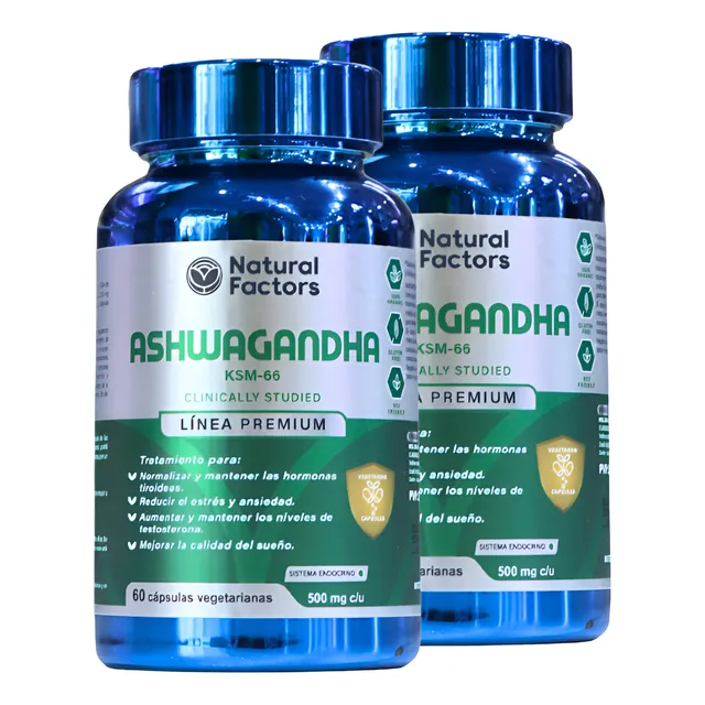 Ashwagandha Ksm 66 Natural Factors X2
