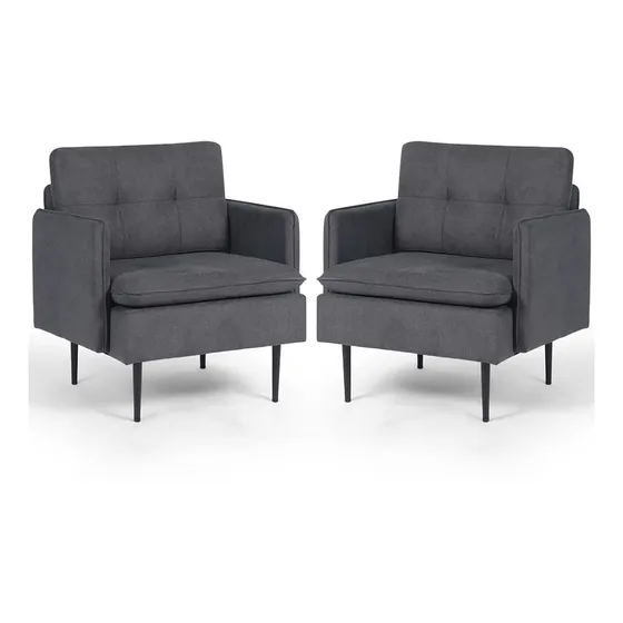 Aodailihb Juego 2 Silla Decorativa Para Sala Estar Tela