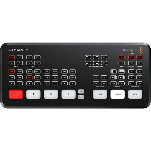 Switcher Capturador Blackmagic Atem Mini Pro