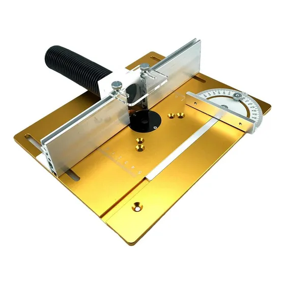 Placa De Enrutador Inserto Recortadora Mesa De Dorado