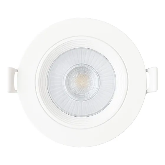 Spot Led Redondo De Embutir 9w Bivolt 6k Branco Frio