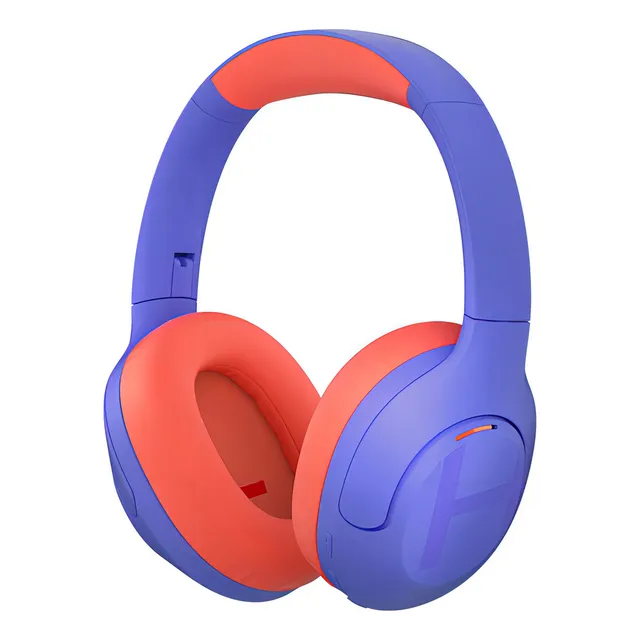 Haylou S35 Anc Audífonos Inalámbricos Gamer Diadema Con Cable, Cancelación De Ruido, Llamadas De Voz Hd, Control Táctil, Bluetooth 5,2, 40mm Driver, 60h De Reproducción, Morado