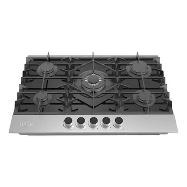Tope De Cocina A Gas Ferrara Pro 5 Hornillas 76cm Drija