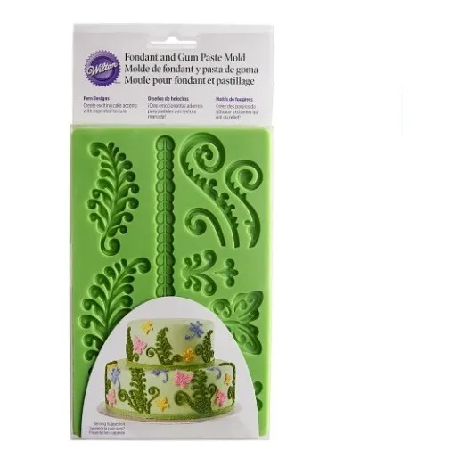 Wilton Moldes Silicone Figuras Helechos Y Plantas Reposteria