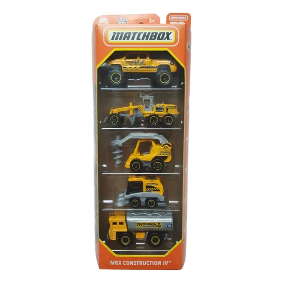 Matchbox Construccion Iv Set Silverado Digger Swisher Grinde