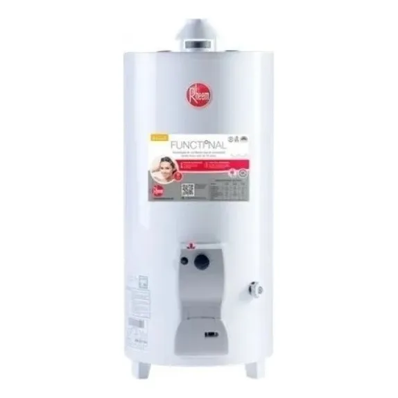 Termotanque A Gas Natural De Pie 80 Litros Rheem TPG080GNRH