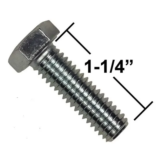Tornillo Hexagonal 3/8 X 1 1/4 Con Tuerca Grado 5