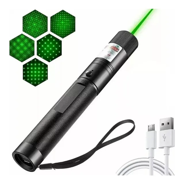 Apuntador Laser Puntero 1000 Metros Poderoso Recargable Usb
