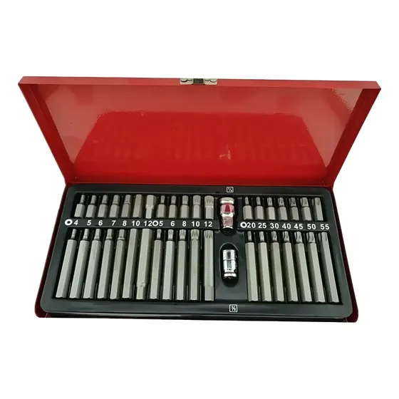 Kit Juego Puntas Corto Largo Torx Allen Imbus 40 Piezas