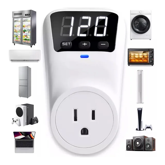 ' Regulador De Voltaje Protector Led Ajustable 80v-140v