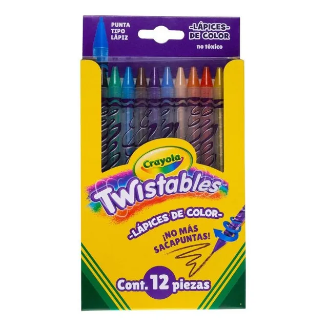 Lápices De Colores Crayola Twistables C/12