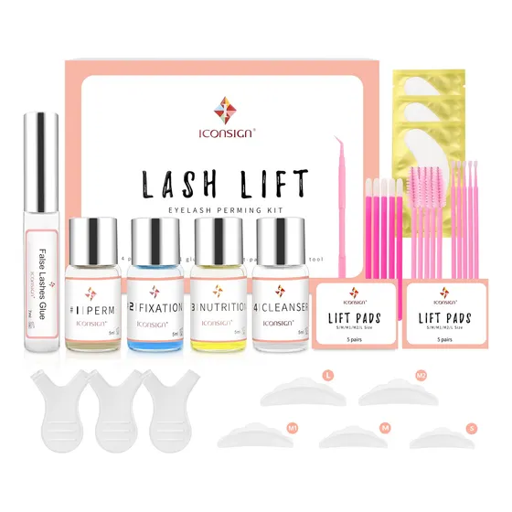 Set De Rizado Permanente De Pestañas Ronkie Premier Lash Lif