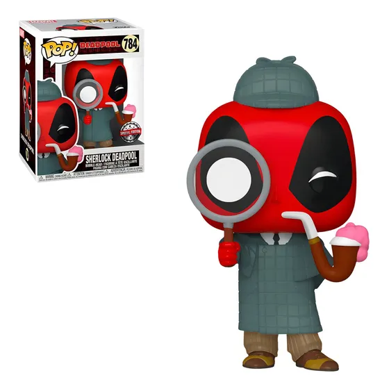 Muñeca Marvel Deadpool Sherlock 784 Funko Pop