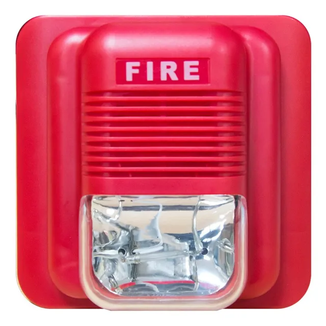 Sirena Con Luz Estroboscopica 12v 24v. Incendios