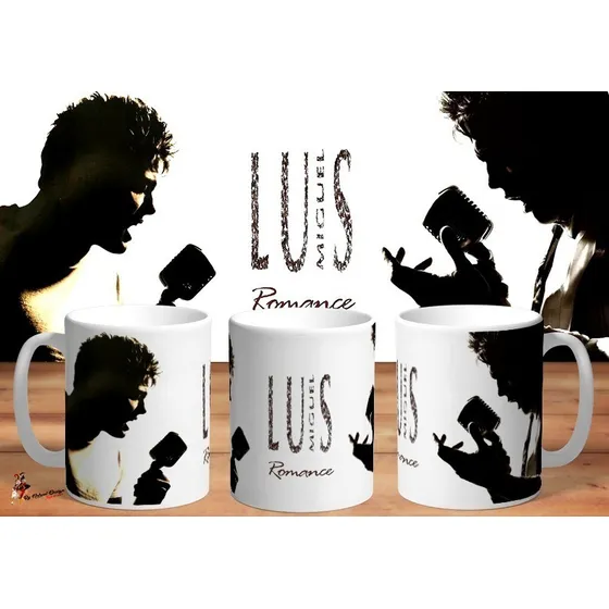 Taza De Ceramica Luis Miguel Romance Art Hd