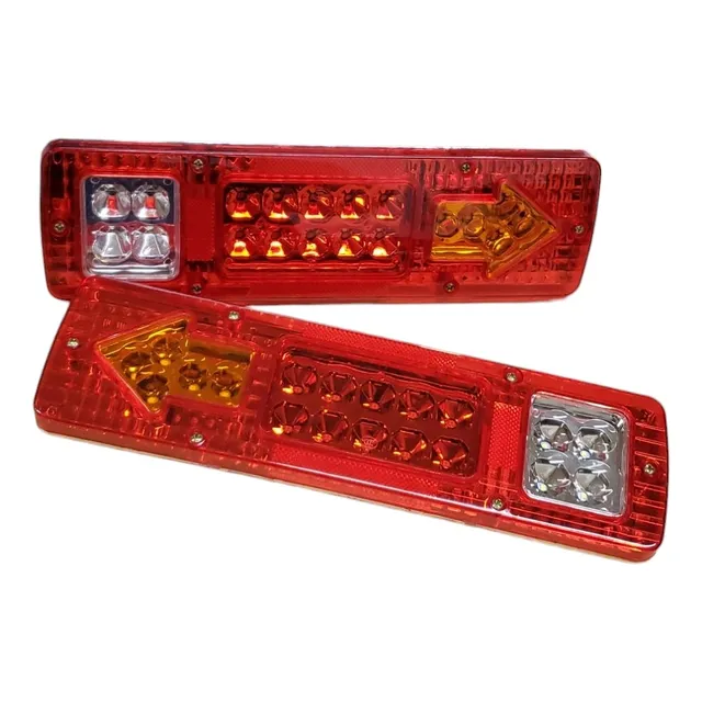 Juego Faro Trasero Led Camion Acoplado 12v - 24v Kit - Gbl