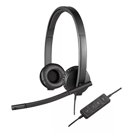 Auriculares Logitech Usb Headset H570e Stereo - Black