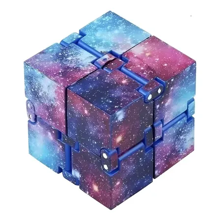 Cubo Infinito Galáxia Infinity Cube Brinquedo Anti Estresse
