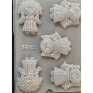 Molde De Chinas Poblanas Para Yeso, Gelatina, Jabón Molde De Chinas Poblanas Para Yeso, Gelatina, Jabón