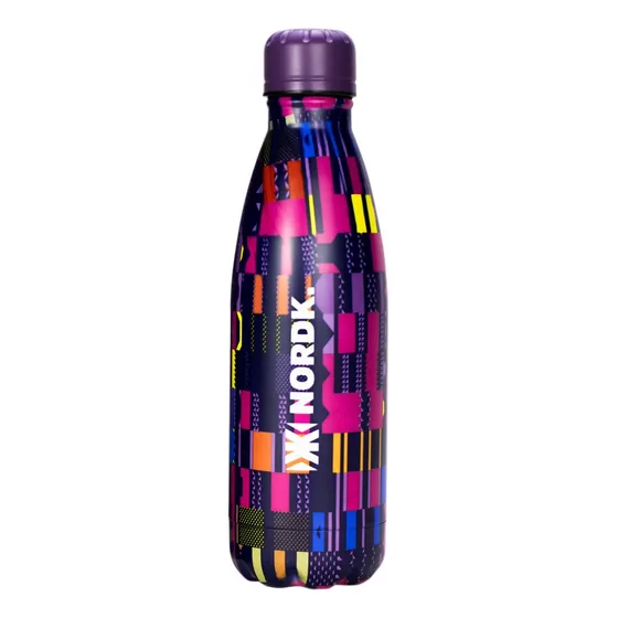 Garrafa Térmica Nordk Purple Is The New Black Aço Inox 500ml