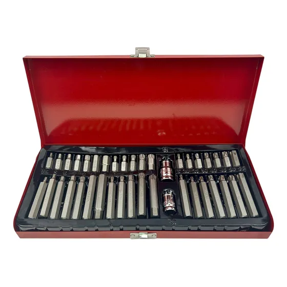 Juego De 40 Puntas Allen Torx Y Estriadas