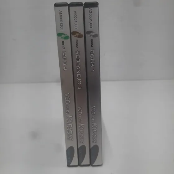 Kit Dvd Vcd Para Karaoke (3 Dvds)