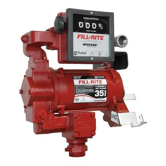 Bomba 132 Lpm 115v/220v Motor 3/4 Hp Son Accesorios Fillrite