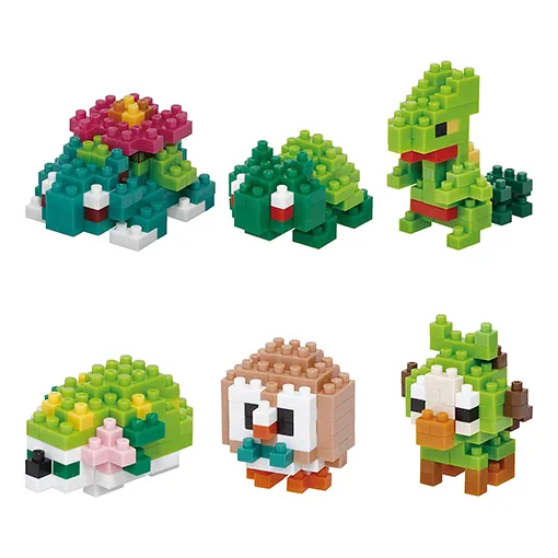 Pokemon Nanoblock Set 6 Plantas