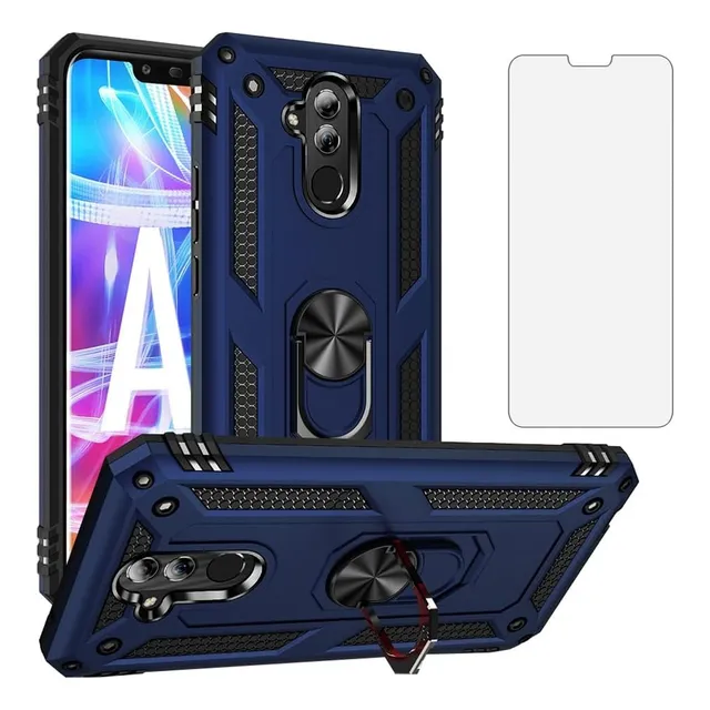 Funda Shockproof Para Huawei Mate 20 Lite + Cristal 21d