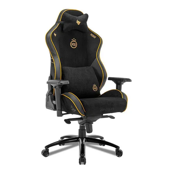 Cadeira Gamer Pichau Omega R10 Ronaldinho, Preto E Dourado