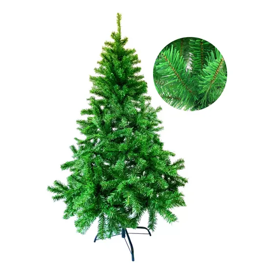 Árvore Natal Pinheiro Americano 180cm Cheia 600 Galhos