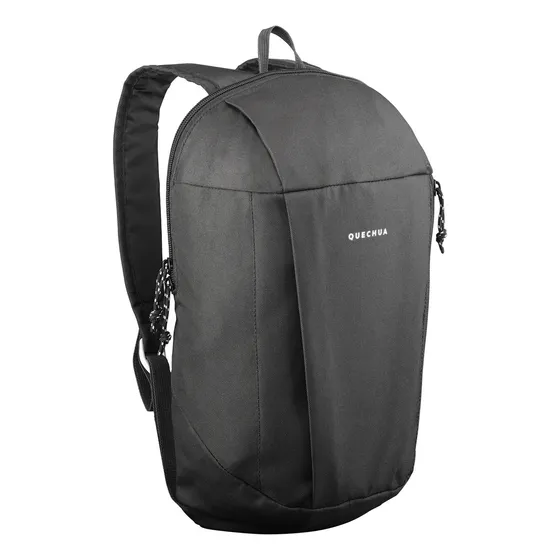 Mochila Táctica Quechua Deluxe Para Senderismo Arpenaz 10l Color Negro