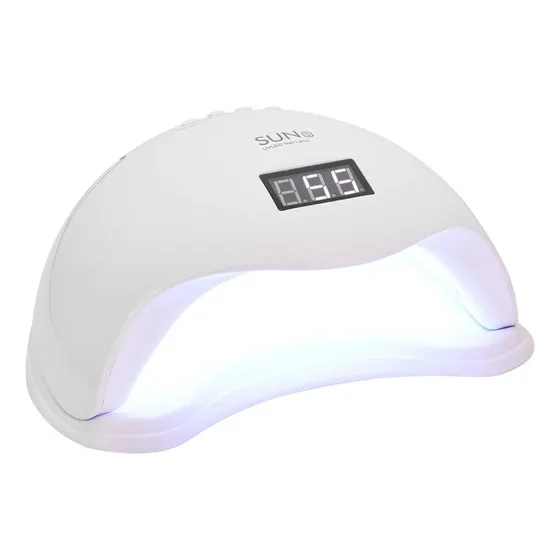 Cabine Unha Unha Manicure Gel Led 48w Sun Seca Esmalte Comum Cor Branco 127/220V