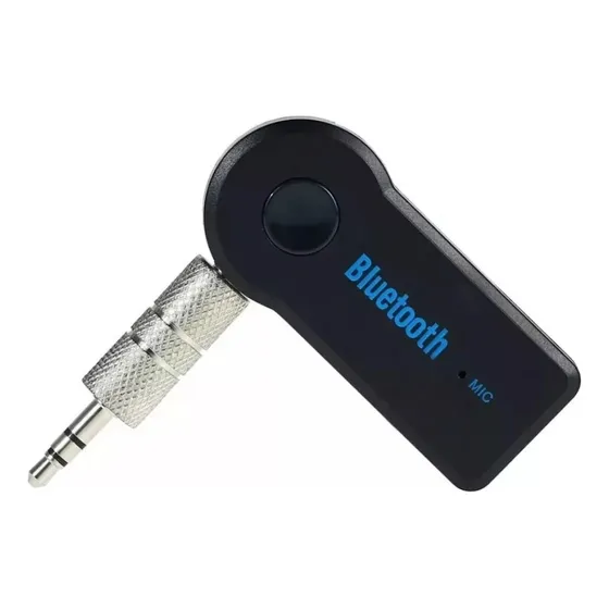Adaptador Bluetooth Auxiliar Negro - Receptor Audio
