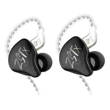 Auriculares In Ear Kz Zst X sin Microfono Monitoreo Negro