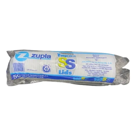 Tapa Para Vaso 10/12 Oz Zupla 50 Und
