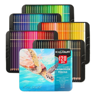 Juego De Lápices De Colores Solubles En Agua De 120 Colores Juego De Lápices De Colores Solubles En Agua De 120 Colores