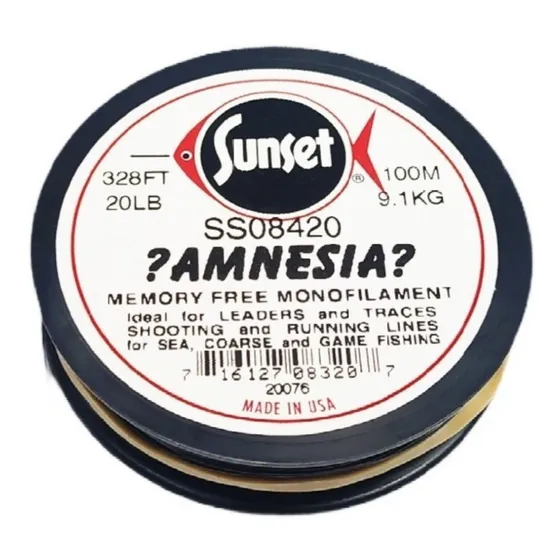 Tanza Nylon Sunset Amnesia 20lbs X 100m  X 0.48mm Pesca