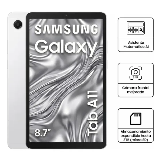 Tablet Galaxy Tab A11 Plateado 4gb 64gb