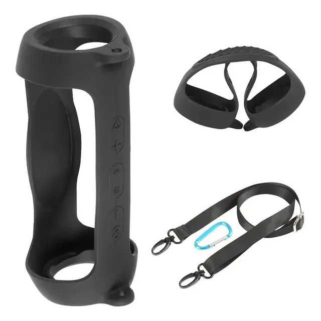 Funda Silicona Para Parlante Jbl Charge 5 Negro