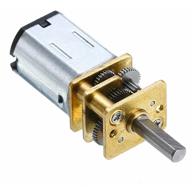 Mini Motor 6-12vdc Caja Reductora N20 300rpm Eje D [ Max ]