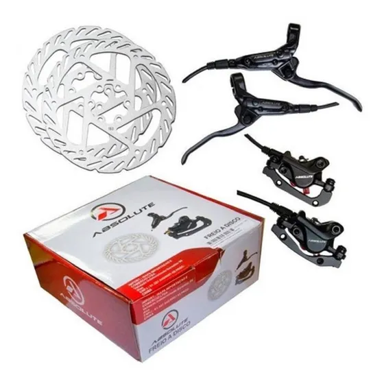 Freio Hidráulico Bike Absolute Disco 160mm Completo