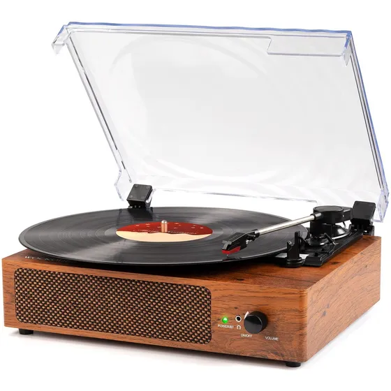 Tocadisco Para Disco Vinilo 3 Velocidade Reproductor Color