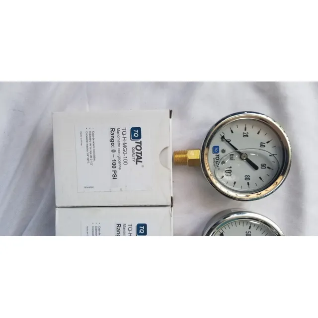 Manómetro De Glicerina Hasta 300 Psi