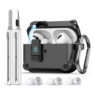 Alomia Funda Compatible AirPods Pro Limpiador Y Almohadillas Alomia Funda Compatible AirPods Pro Limpiador Y Almohadillas