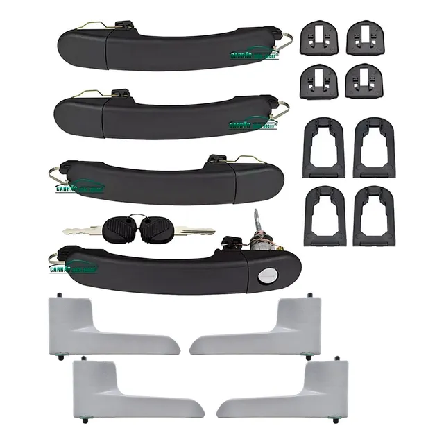 Kit Maçaneta Externa E Interna Vw Gol Parati G4 4 Portas