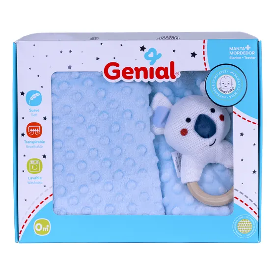 Manta Genial Gn-yt202209n Con Peluche Mordedor Rs/az