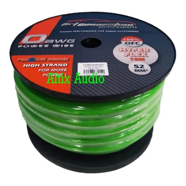 Rollo De Cable Cal. 0 Art Connection 15mt 100%cobre