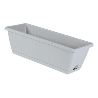 Maceta Rectangular Con Ventana Para Jardín, Macetero Maceta Rectangular Con Ventana Para Jardín, Macetero